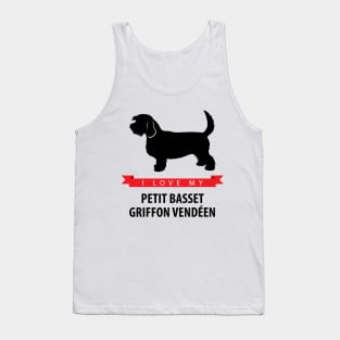 I Love My Petit Basset Griffon Vendeen Tank Top